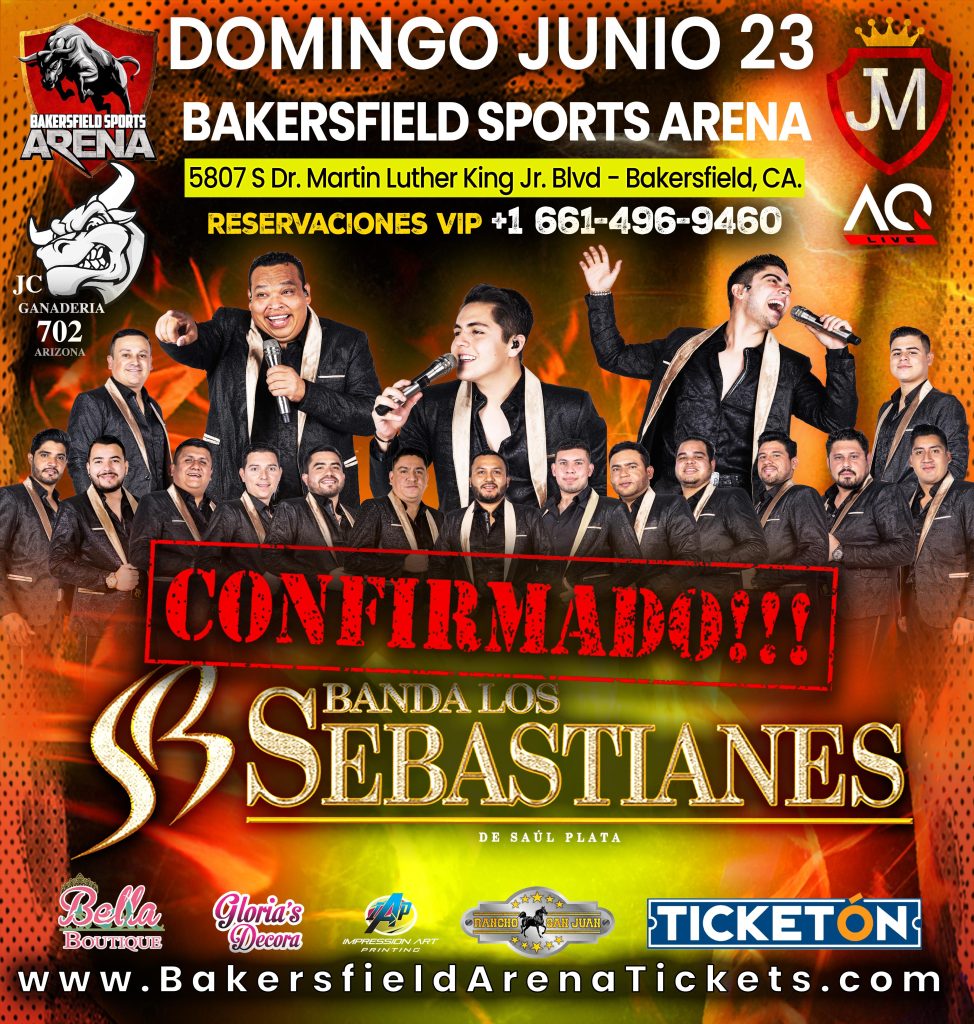 ¡Jaripeo Baile con Banda Los Sebastianes en Bakersfield!